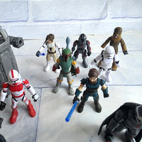 
              Star Wars Mission Fleet Figure Bundle + Razor Crest Mandalorian Grogu Tie Fighte
            