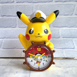 Pokemon Captain Pikachu Alarm Clock Talking - Japan Exclusive - Tested & Working