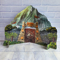 
              Jurassic World Survival Camp Battle Mountain Play Set Japan Exclusive Tomy Boxed
            