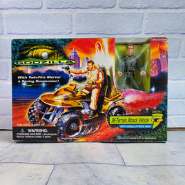 Godzilla All Terrain Attack Vehicle w/ Godzilla Force Nick Japan Release - New