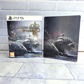 Monster Hunter Wilds Steelbook Edition for PS5 + Slip Cover