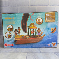 
              Moana’s Adventure Canoe Playset Moana 2 Mattel Disney with Floating Canoe & Doll
            