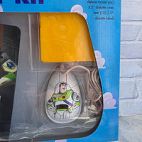 
              Toy Story Computer Kit Buzz Lighyear Mousepad Mouse Disney White  -  Vintage New
            