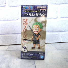 One Piece Roronoa Zoro World Collectable Figure Bandai Japan Kuji Exclusive  New