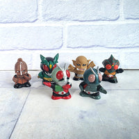 
              Kamen Rider Kids Bundle Masked Rider's Finger Puppets Bandai Vintage 1990s
            
