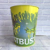 
              Ghostbusters Slimer Popcorn Bucket Frozen Empire 2024 Metal Can Bin
            