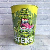 
              Ghostbusters Slimer Popcorn Bucket Frozen Empire 2024 Metal Can Bin
            