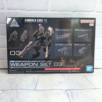 
              Armored Core Weapon Set 03 Option Parts Fires of Rubicon Bandai  Set 30MM - New
            