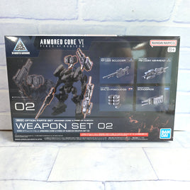 Armored Core Weapon Set 02 Option Parts Fires of Rubicon Bandai  Set 30MM - New