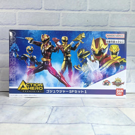 Gozyuger Action Hero Figure Set SP Set 1 Sentai 6 BANDAI - New In Box - Japan