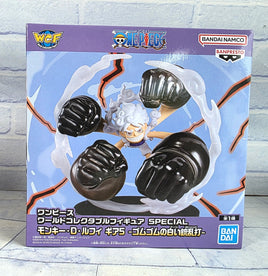 One Piece Gear 5 Luffy Figure Gum Gum Gatling World Collectable Figure - Japan