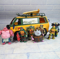 
              Teenage Mutant Ninja Turtles Pizza Van Bundle + Figures Meat Sweats Baron Draxum
            