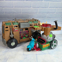 
              Teenage Mutant Ninja Turtles Shellraiser Bundle Truck Van Figures Pizza Thrower
            