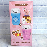 
              Crayon Shin Chan Shiro Cup Tumbler Flask Dog Drink Case I Love Desserts Japan
            