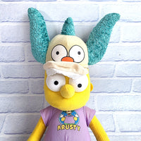 
              Bart Simpson Krusty The Clown Plush Toy Fan Hat Baseball Cap 19” - Vintage 2004
            