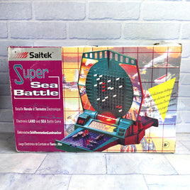 Saitek Super Sea Battle Electronic Battleships - Vintage 1980s - Tested Working