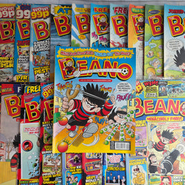 20x Vintage Beanos 2000s Bundle Joblot Classic British Kids Comics Great Condition