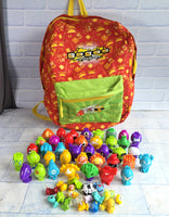 
              Gogos Crazy Bones Bundle Backpack + Big Head Star Monsters Collectable Character
            