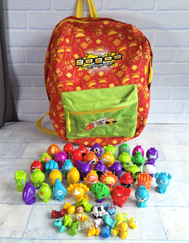Gogos Crazy Bones Bundle Backpack + Big Head Star Monsters Collectable Character