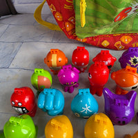 
              Gogos Crazy Bones Bundle Backpack + Big Head Star Monsters Collectable Character
            