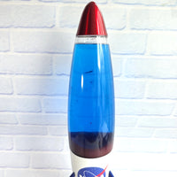 
              NASA Rocket Lava Lamp Red/Blue Space Rocket Ship Galaxy Motion Light - Complete
            