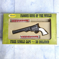 
              Crescent Colt Navy Model 1851 Cap Gun Famous Guns Series In Box Vintage 1960s
            