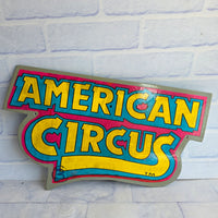 
              American Circus Wooden Sign Bundle Hand Painted Vintage Fairground Carnival
            