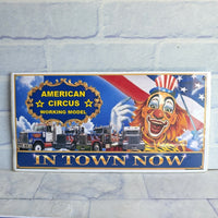 
              American Circus Sign Bundle Vinyl Foam Vintage Fairground Carnival
            