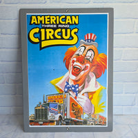
              American Circus Wooden Sign Hand Painted Vintage Fairground Carnival 18 Wheeler
            