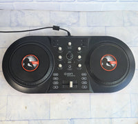 
              Ion Discover DJ Computer DJ System Decks Dual Turntable USB Controller Scratch
            