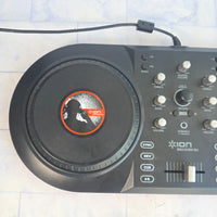 
              Ion Discover DJ Computer DJ System Decks Dual Turntable USB Controller Scratch
            