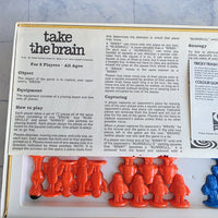 
              Take The Brain Board Game Parker Family Strategy 1970 - Complete Great Condition
            
