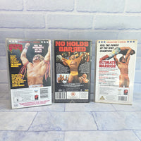 
              WWF VHS Bundle No Holds Barred Hulk Hogan Return Of Ultimate Warrior
            