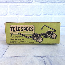 Vintage Telespecs Binocular Spectacles J + L Randall In Box 1950s