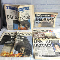 
              9/11 Twin Towers Newspaper Bundle - Independent Toronto Star Daily Mail UK Mail
            