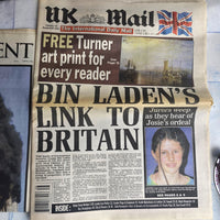 
              9/11 Twin Towers Newspaper Bundle - Independent Toronto Star Daily Mail UK Mail
            