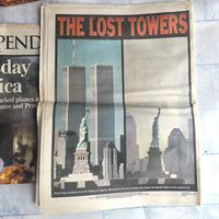 
              9/11 Twin Towers Newspaper Bundle - Independent Toronto Star Daily Mail UK Mail
            