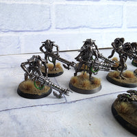 
              Warhammer 40K Necron Warriors + Scarabs Bundle Assembled Well Painted Based
            