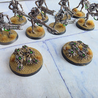 
              Warhammer 40K Necron Warriors + Scarabs Bundle Assembled Well Painted Based
            