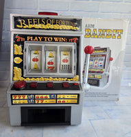 
              One Arm Bandit Slot Fruit Machine Light and Sound In Box - Working Great Conditi
            