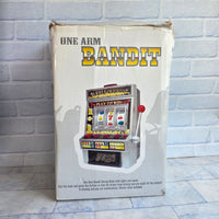 
              One Arm Bandit Slot Fruit Machine Light and Sound In Box - Working Great Conditi
            