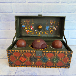 Harry Potter Quidditch Set with Poster Trunk + Key Quaffle Bludgers Snitch
