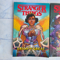 
              Stranger Things Comic Bundle Zombie Boys The Bully Erica The Great
            