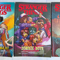 
              Stranger Things Comic Bundle Zombie Boys The Bully Erica The Great
            