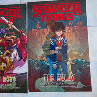 
              Stranger Things Comic Bundle Zombie Boys The Bully Erica The Great
            