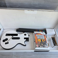 
              Nintendo Wii Guitar Hero 3 Legends Of Rock Les Paul Guitar Controller Box & Game
            