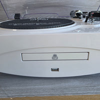 
              GPO Jive 3-Speed Retro Turntable USB MP3 Radio Tuner CD Player Space Age
            