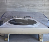 
              GPO Jive 3-Speed Retro Turntable USB MP3 Radio Tuner CD Player Space Age
            