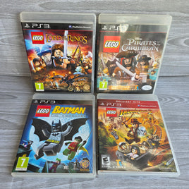 Playstation 3 Lego Game Bundle Lord Of The Rings Pirates Carribean Indiana Jones
