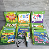 
              Leapfrog Leapstart Go Pen Bundle + 11 Books  - Tested Working
            